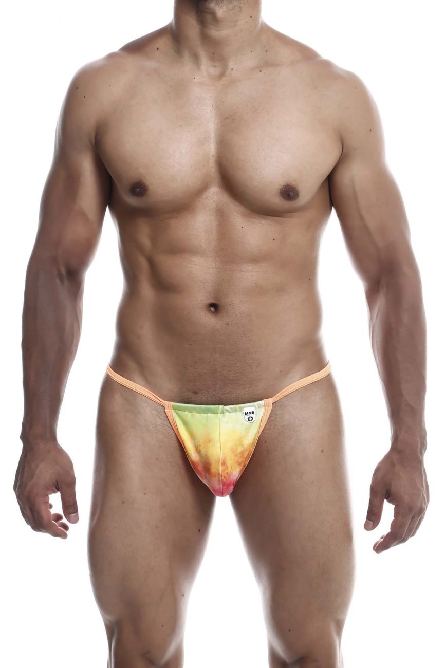 MaleBasics MBL59 Sinful Thongs Orange Tie Dye