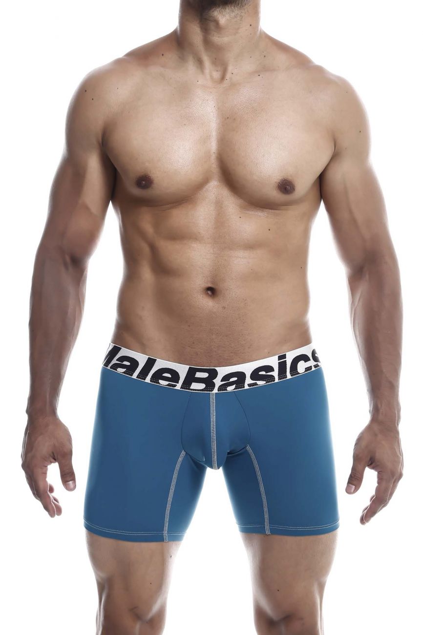 MaleBasics MBM02 Performance Boxer Briefs Emerald