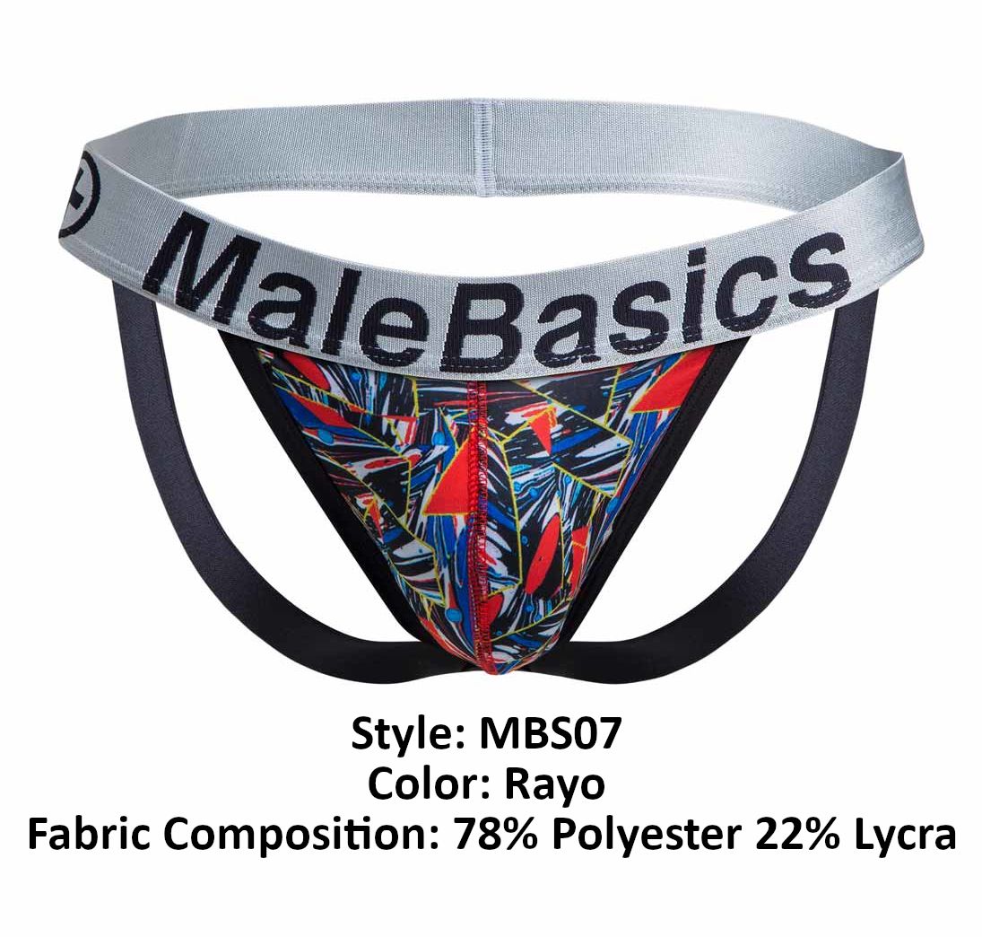 MaleBasics MBS07 Summer Fun Jockstrap Rayo