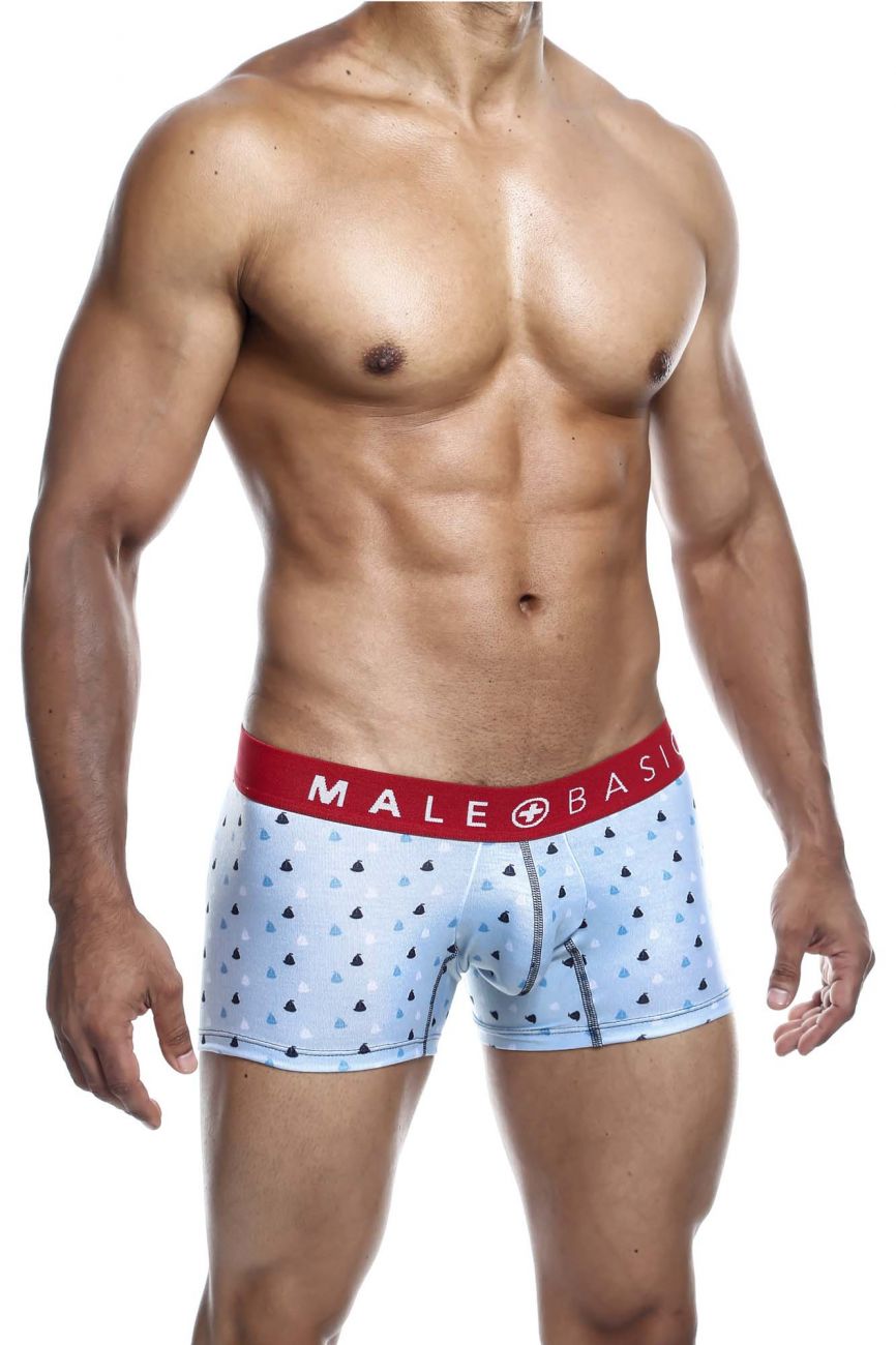 MaleBasics MBT01 3PK Trunks Printed Boats