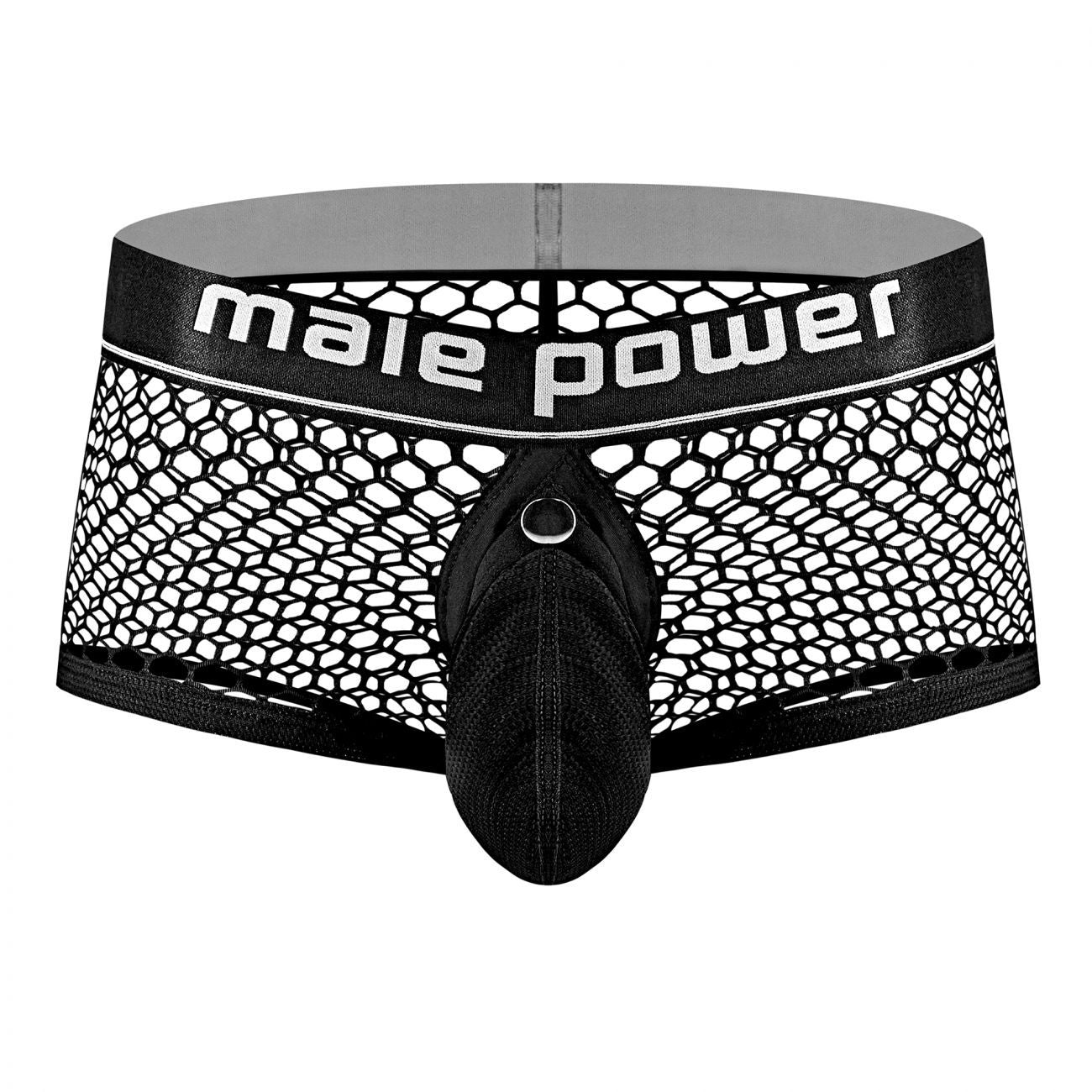 Male Power 120-260 Cockpit C-Ring Trunks Black