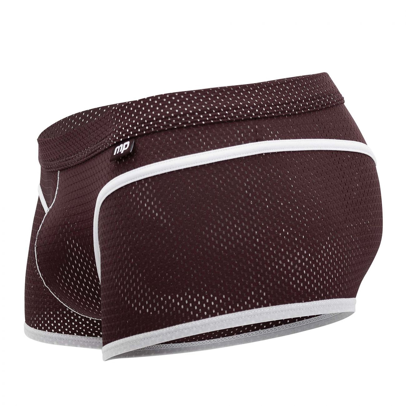 Male Power 142-273 Sport Mesh Mini Short Burgundy