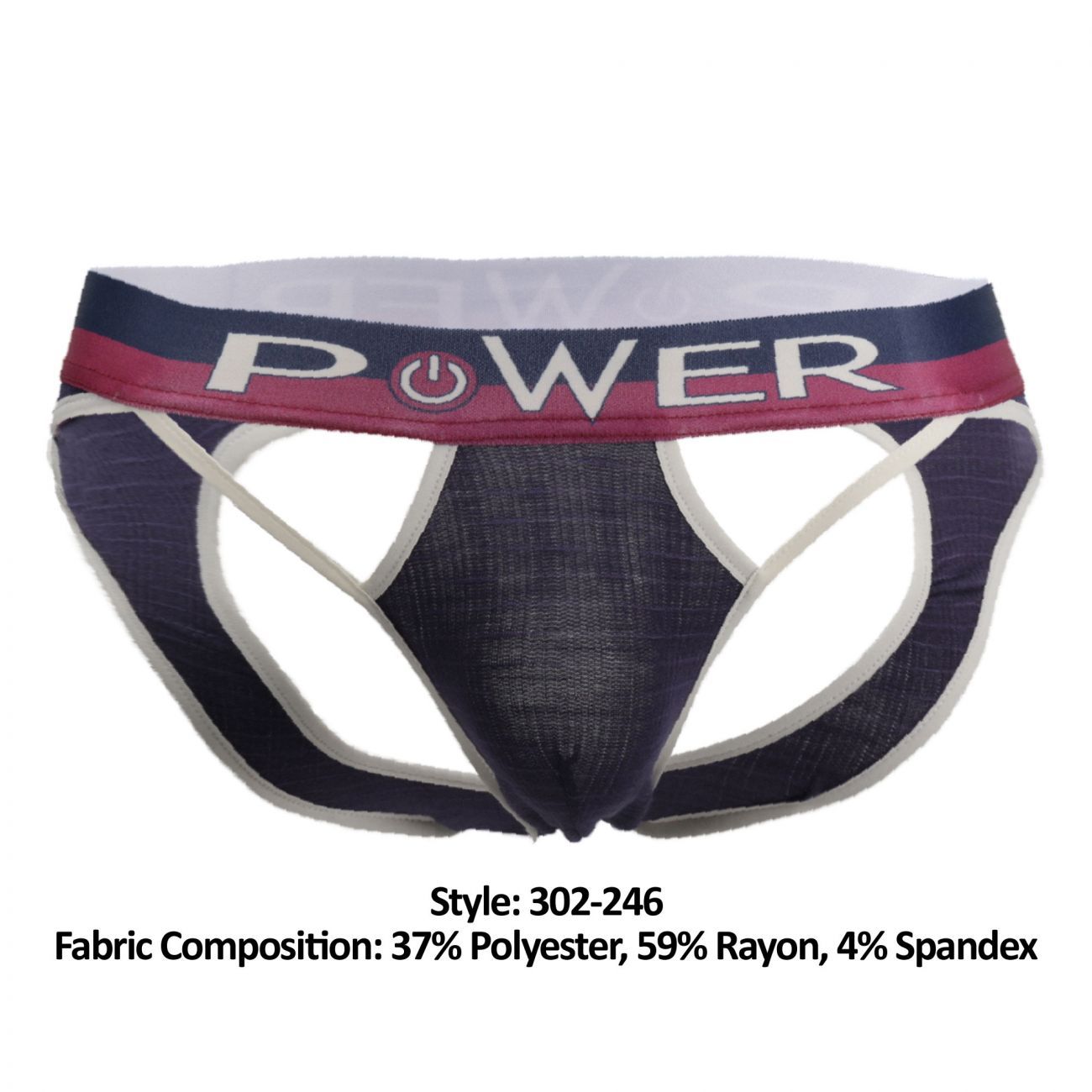 Male Power 302-246 French Terry Cutout Moonshine Navy