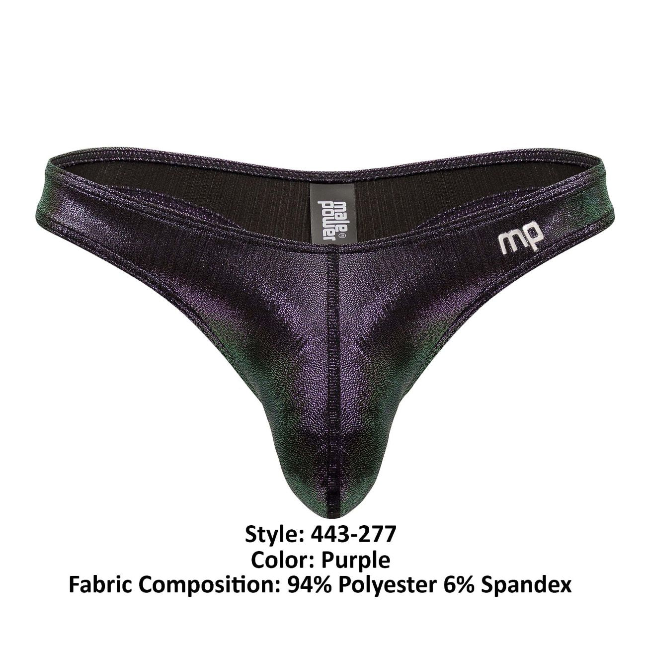 Male Power 443-277 Hocus Pocus Uplift Bong Thong Purple