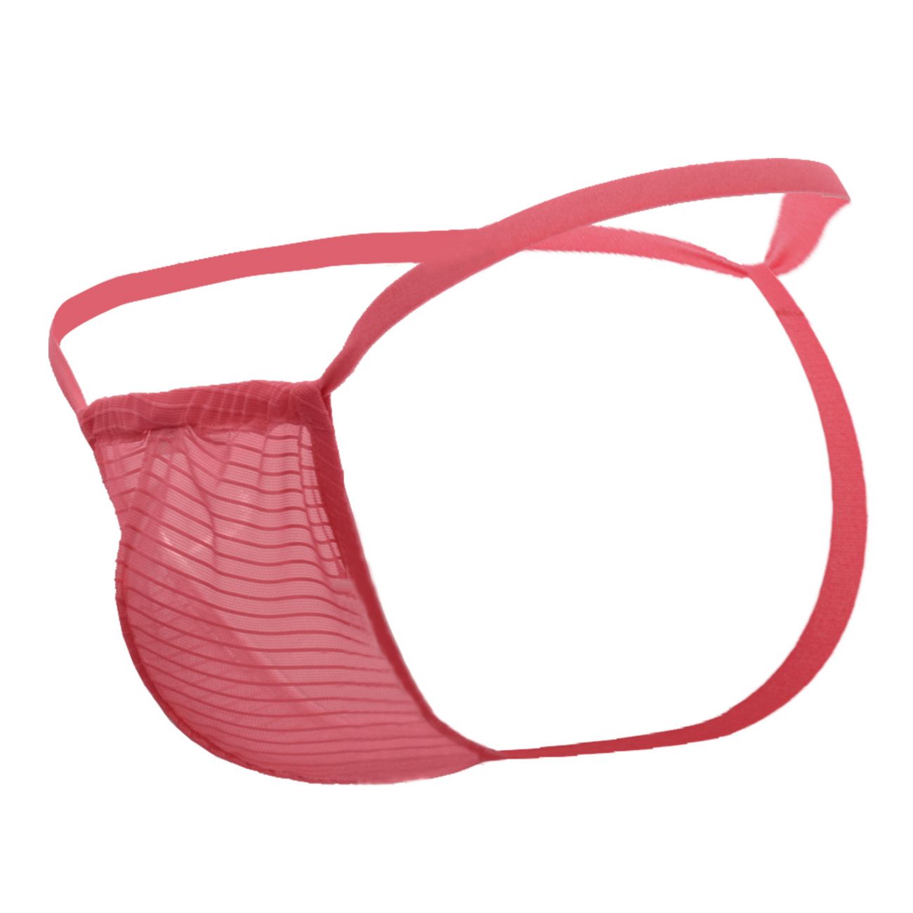 Male Power 450-252 Mesh Rib Posing Strap Salmon