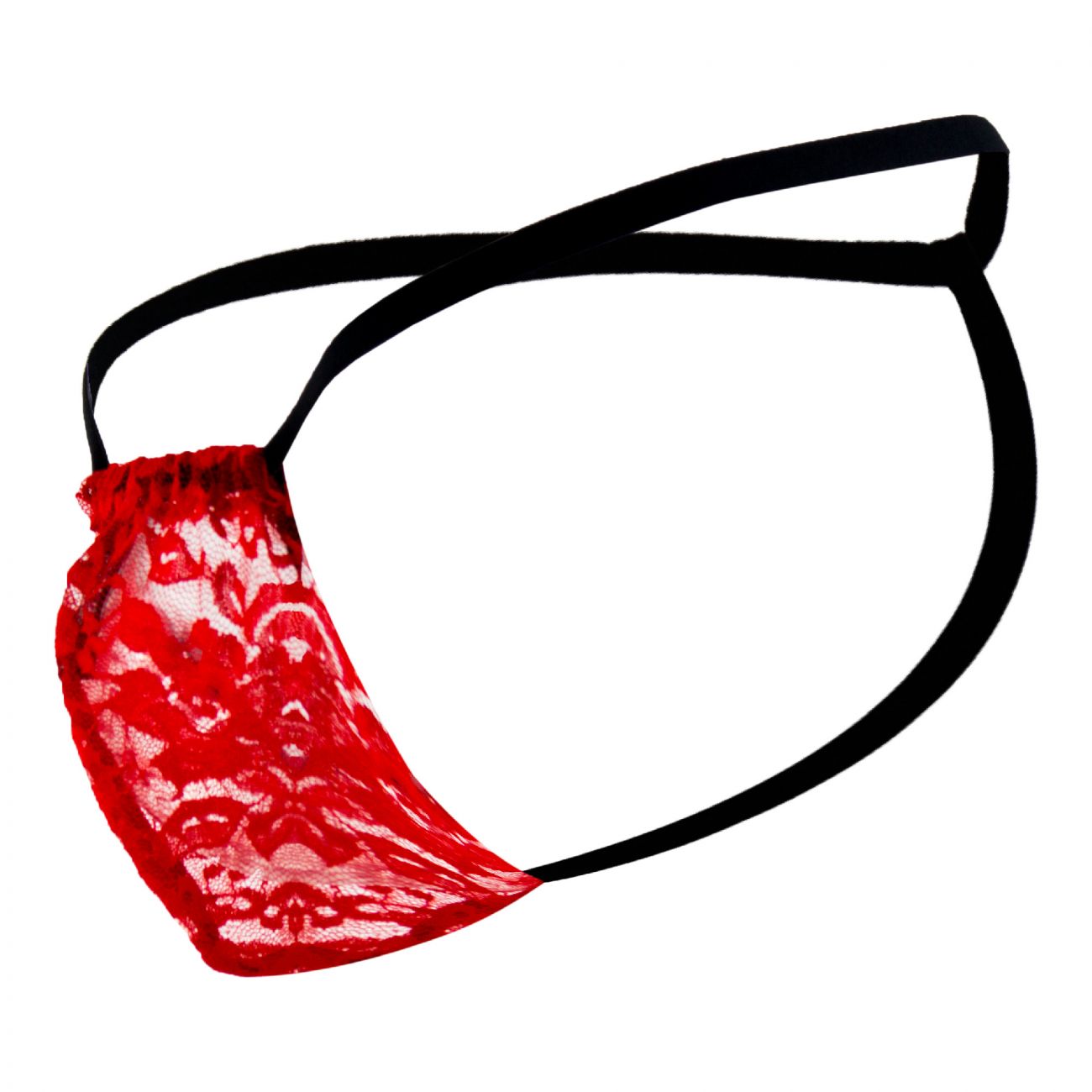 Male Power 450162 Stretch Lace Posing Strap Thong Red