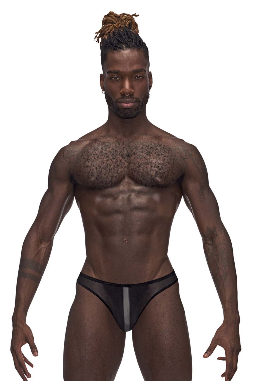 Male Power 480-271 Landing Strip Bikini Brief Black