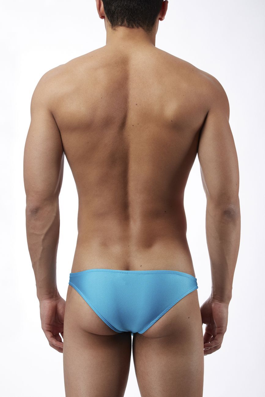 Male Power PAK871 Euro Male Spandex Brazilian Pouch Bikini Blue
