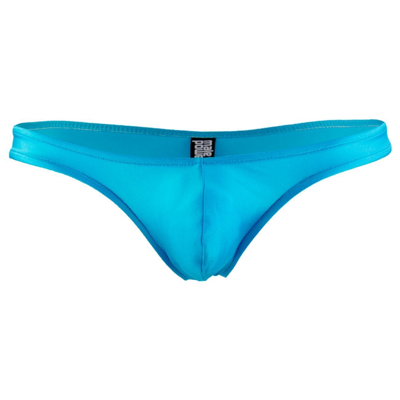 Male Power PAK874 Euro Male Spandex Full Cut Thong Blue