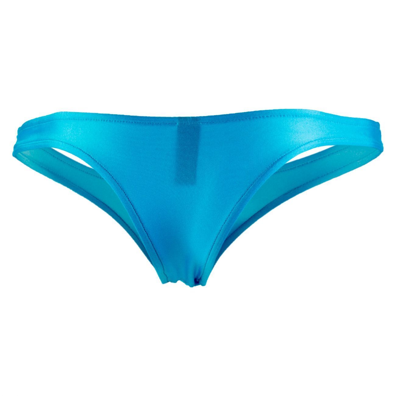 Male Power PAK874 Euro Male Spandex Full Cut Thong Blue