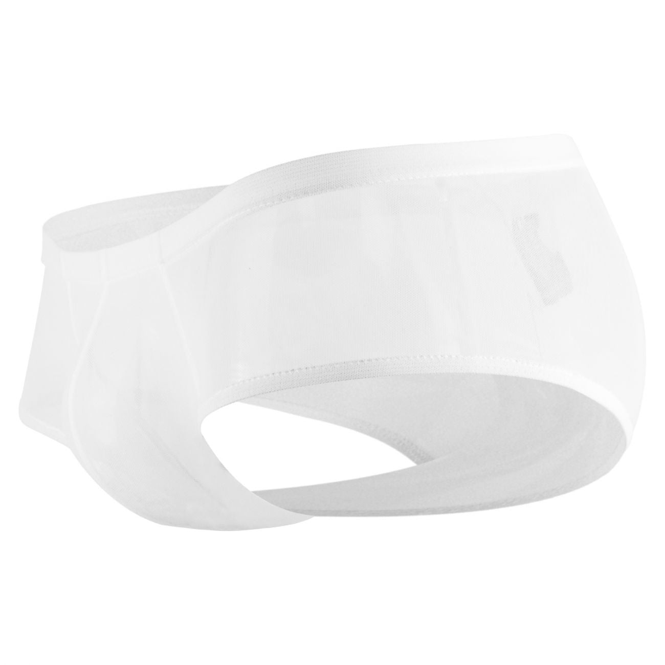 Male Power PAK885 Euro Male Mesh Micro Mini Pouch Short White