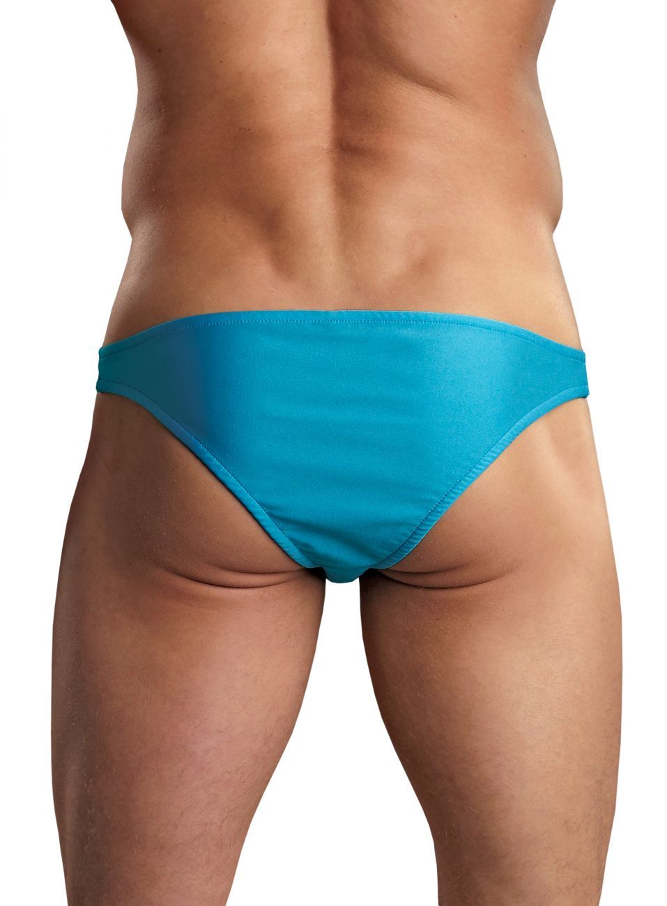 Male Power PAK871 Euro Male Spandex Brazilian Pouch Bikini Blue
