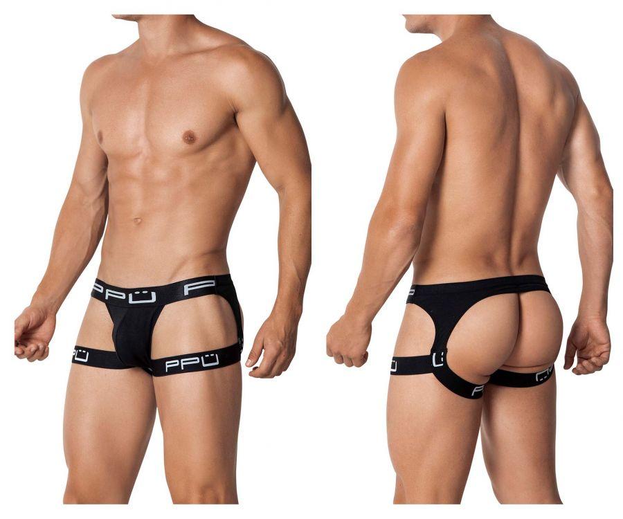 PPU 2109 Garter Jockstrap Black