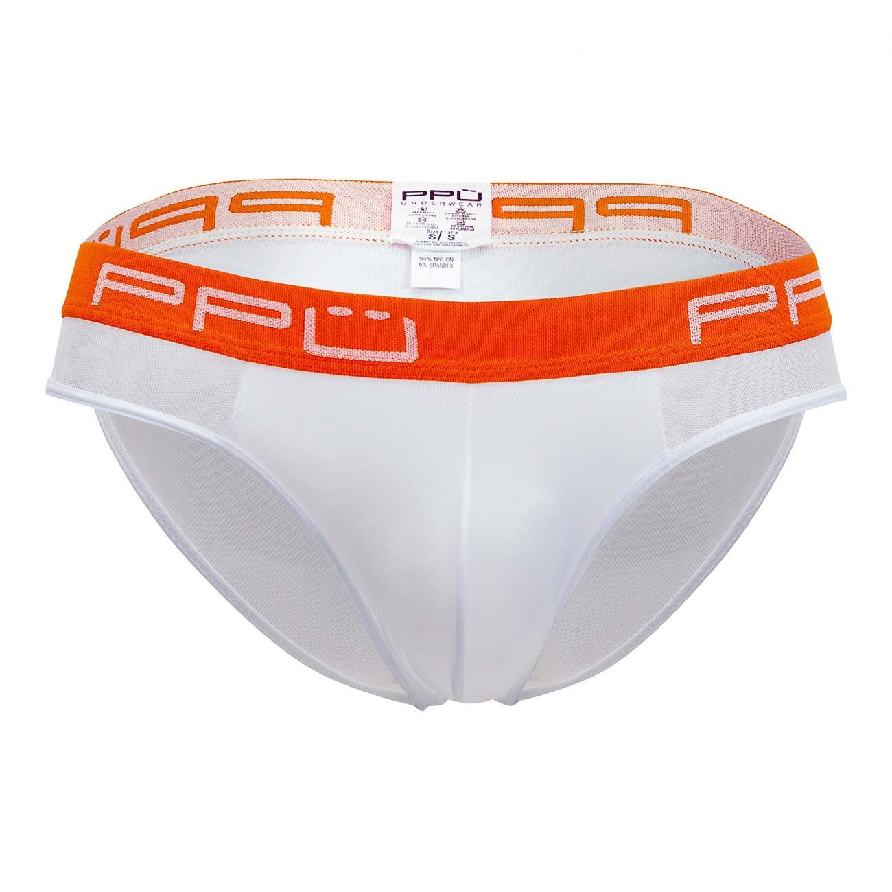 PPU 2113 Mesh Bikini Thongs White