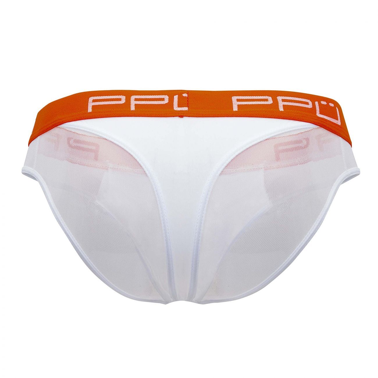 PPU 2113 Mesh Bikini Thongs White