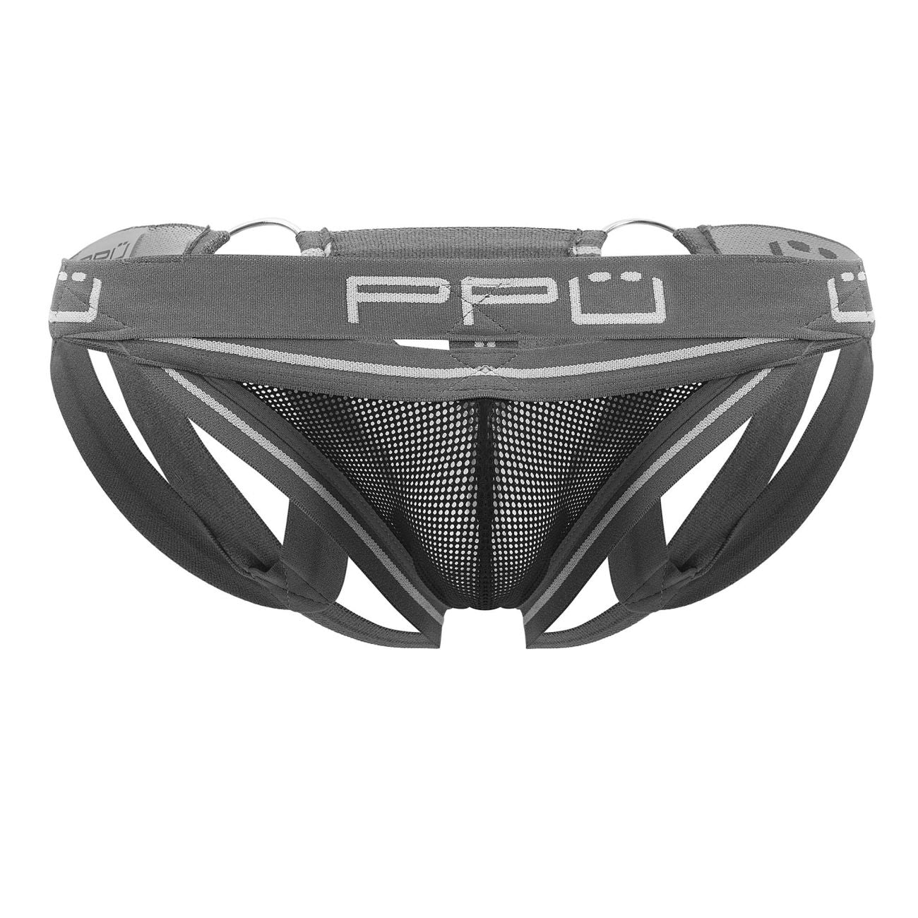 PPU 2305 Mesh Jockstrap Gray