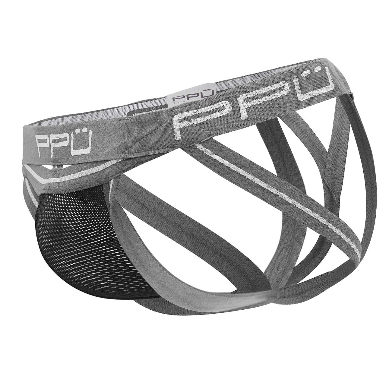 PPU 2305 Mesh Jockstrap Gray