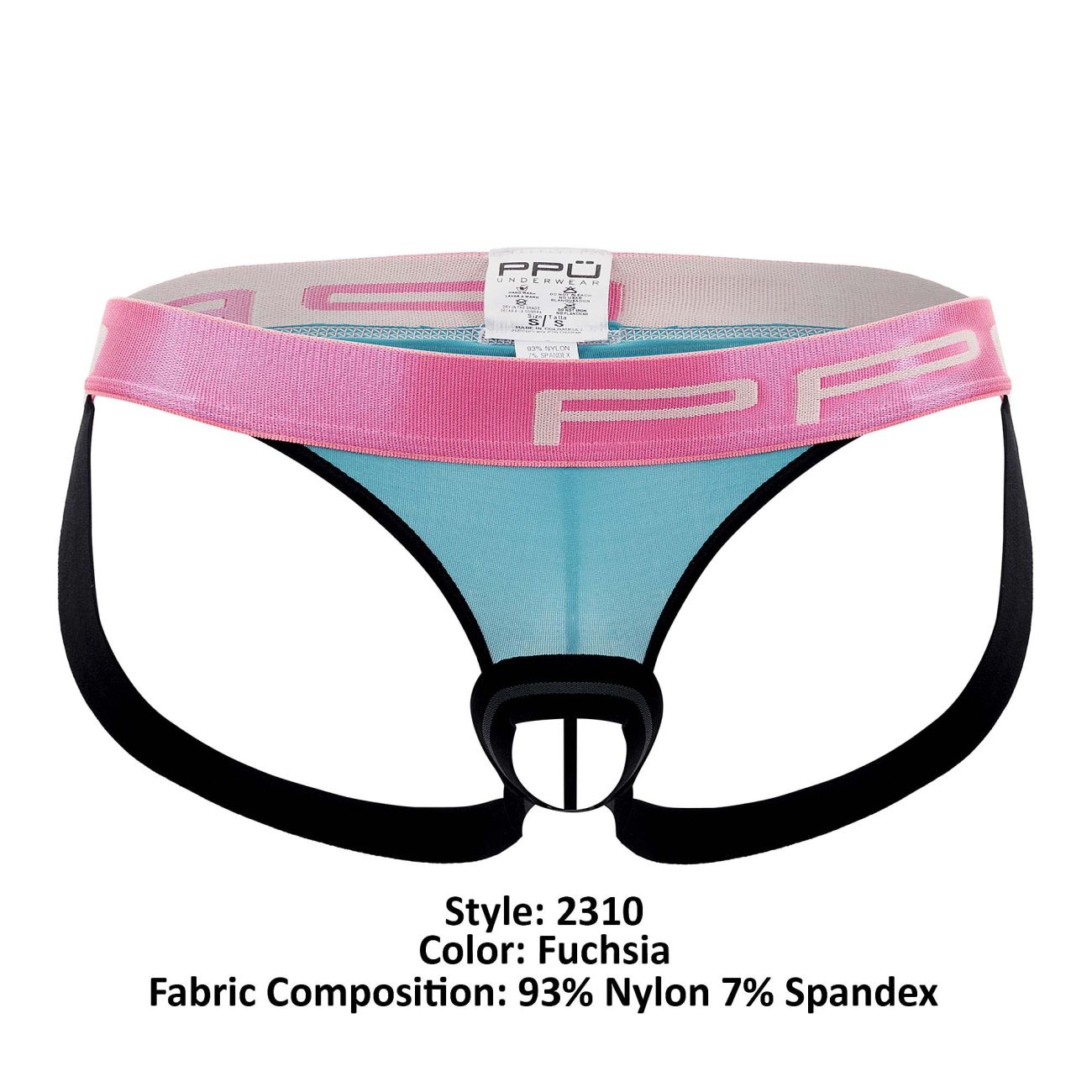 PPU 2310 Ball Lifter and Thong Jockstrap Fuchsia