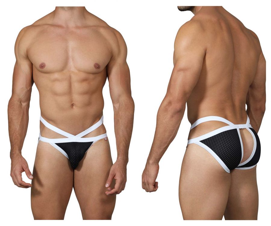 Pikante 0212 Idyllic Open Briefs Black