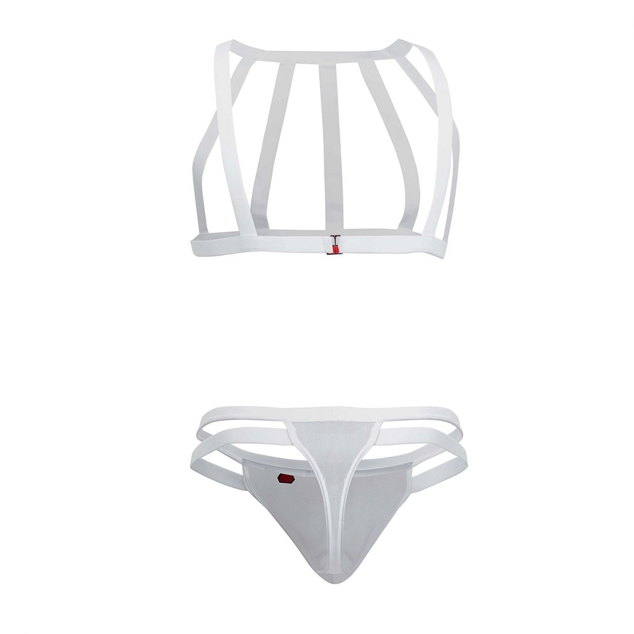 Pikante 0331 Personality Harness Thongs White