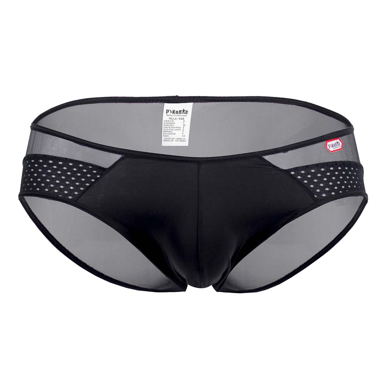 Pikante 0342 Leonidas Mesh Briefs Black