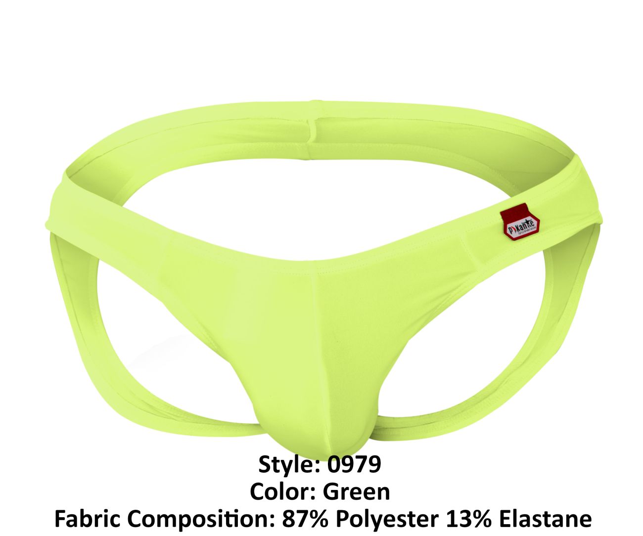Pikante 0979 Angola Jockstrap Green