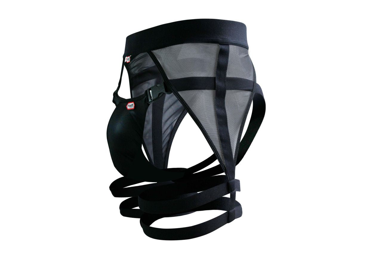 JCSTK - Pikante 1085 Hard Garter Jockstrap Black