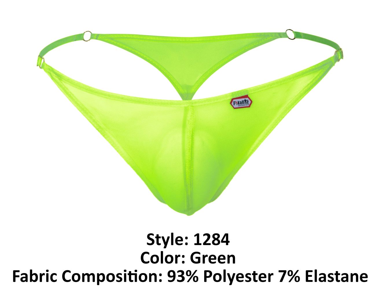 Pikante 1284 Bestival Thongs Green