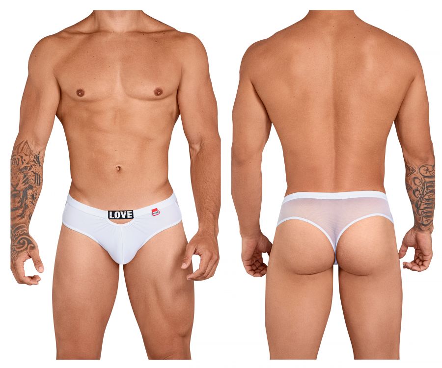 Pikante 8065 Attitude Thongs White
