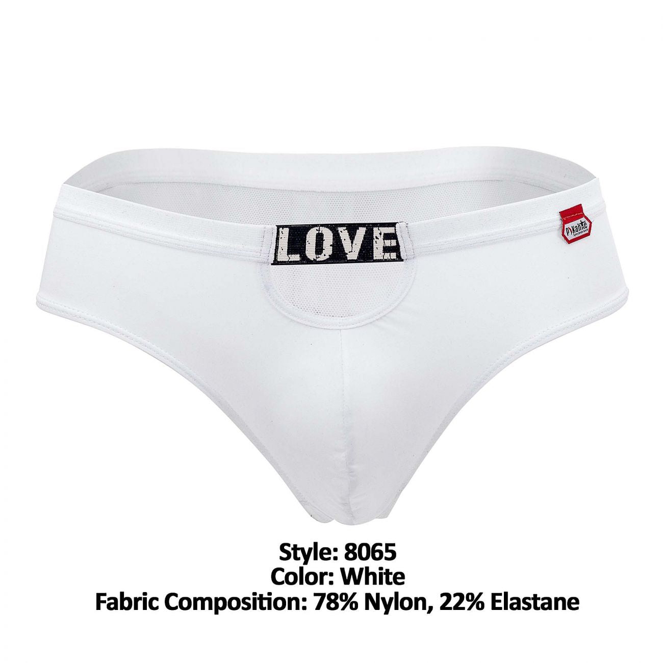Pikante 8065 Attitude Thongs White