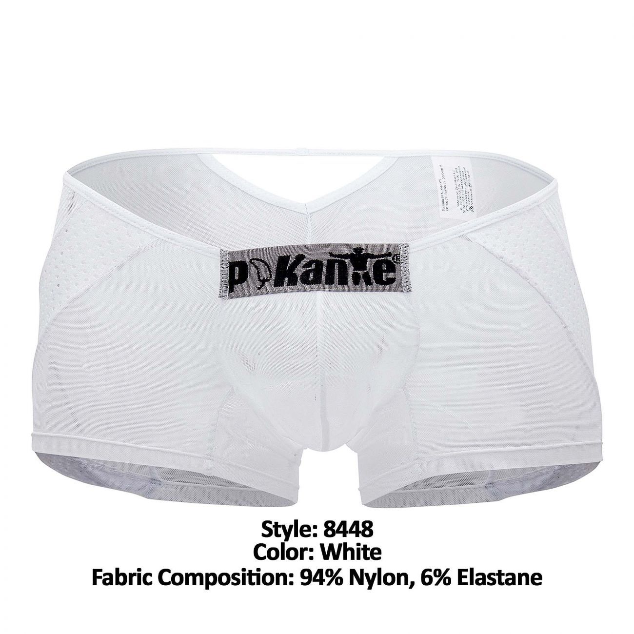 Pikante 8448 Creativity Boxer Briefs White
