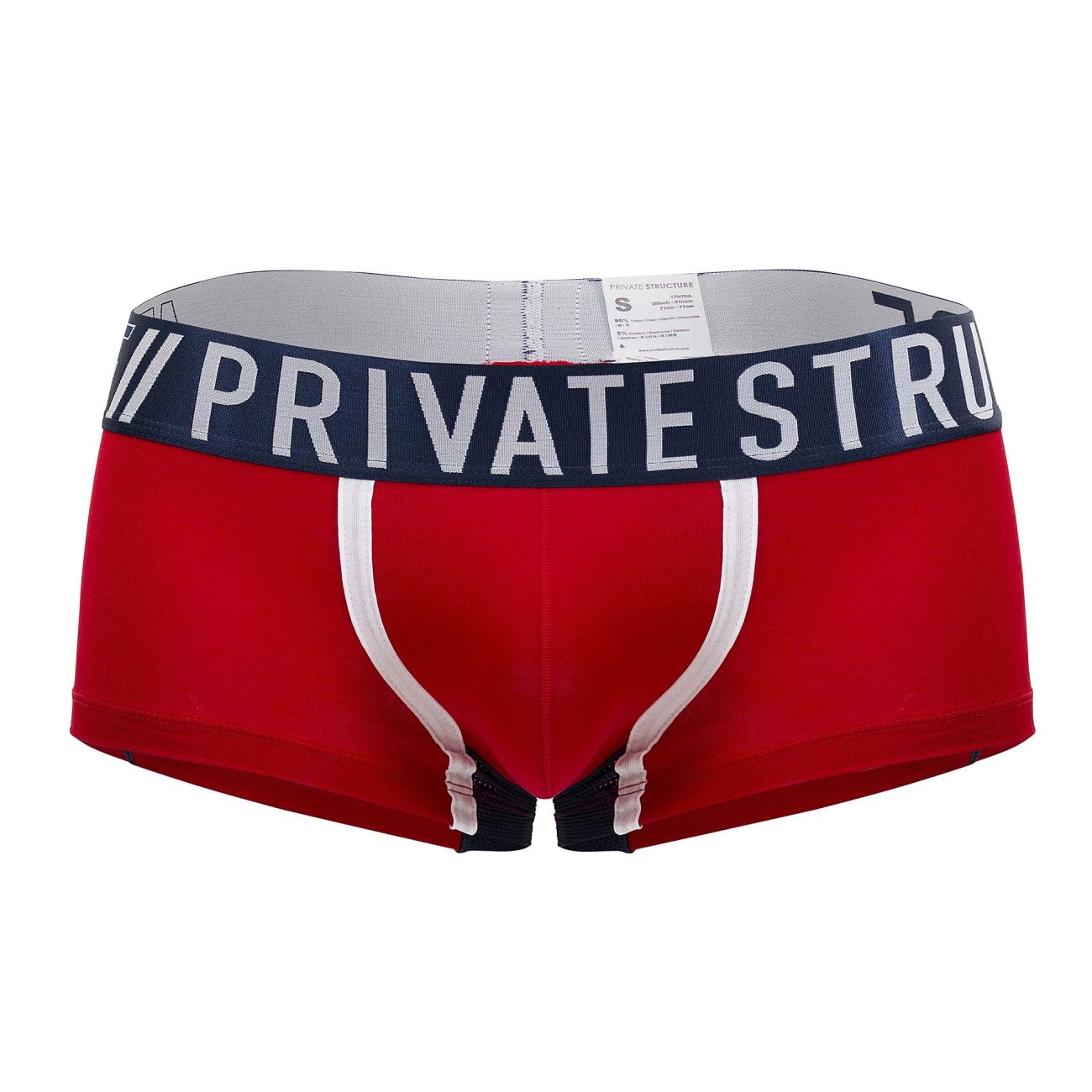 Private Structure BAUT4389 Athlete Trunks Red Falcon