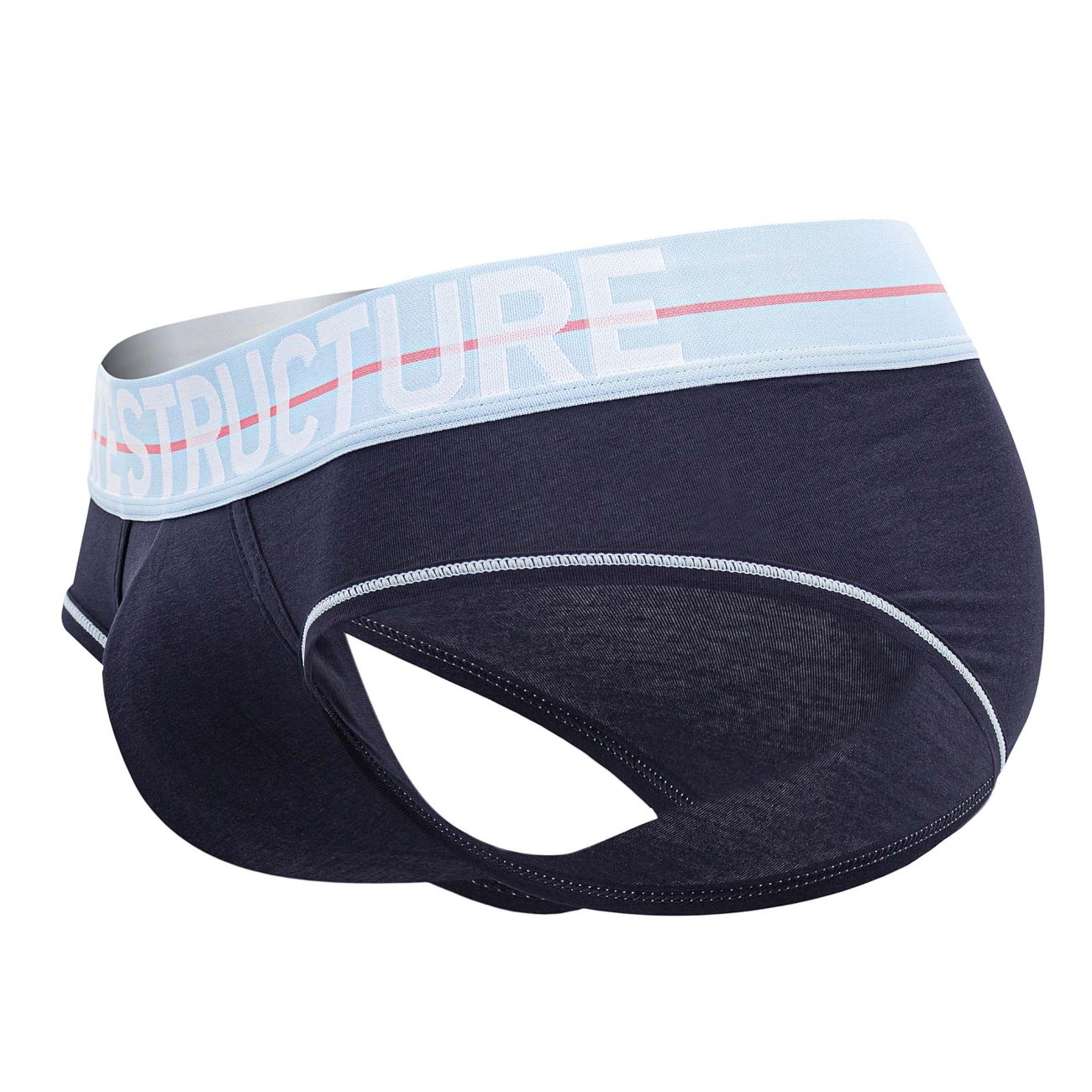 Private Structure MOUX4104 Mo Lite Mid Waist Mini Briefs Navy