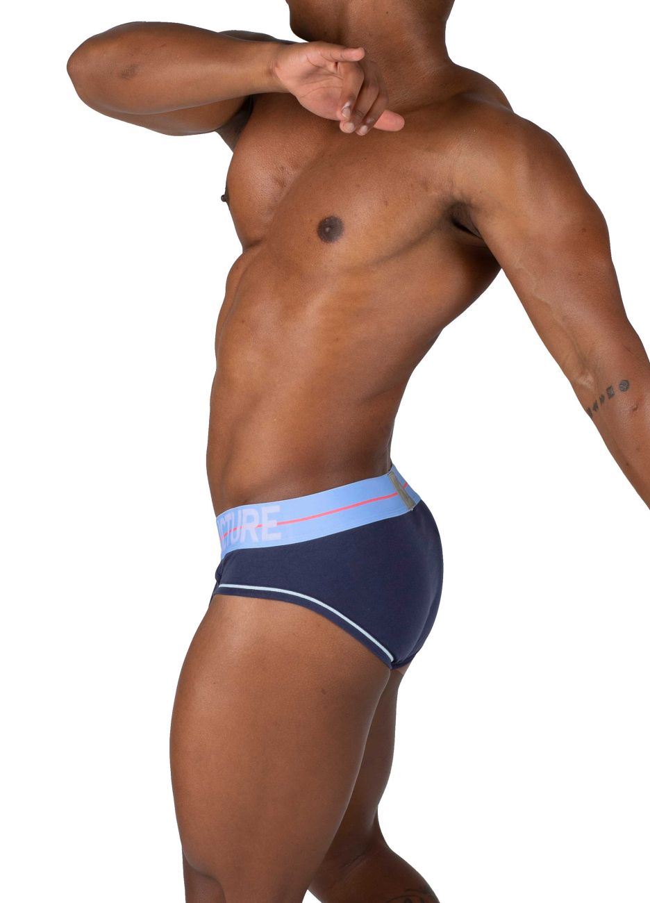 Private Structure MOUX4104 Mo Lite Mid Waist Mini Briefs Navy