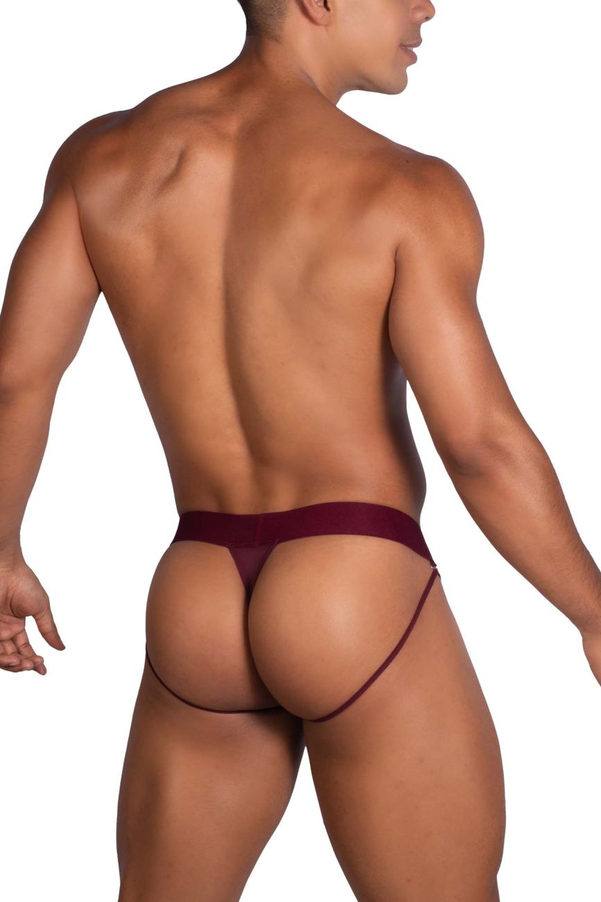 Roger Smuth RS077 Strap Pouch Thong Black