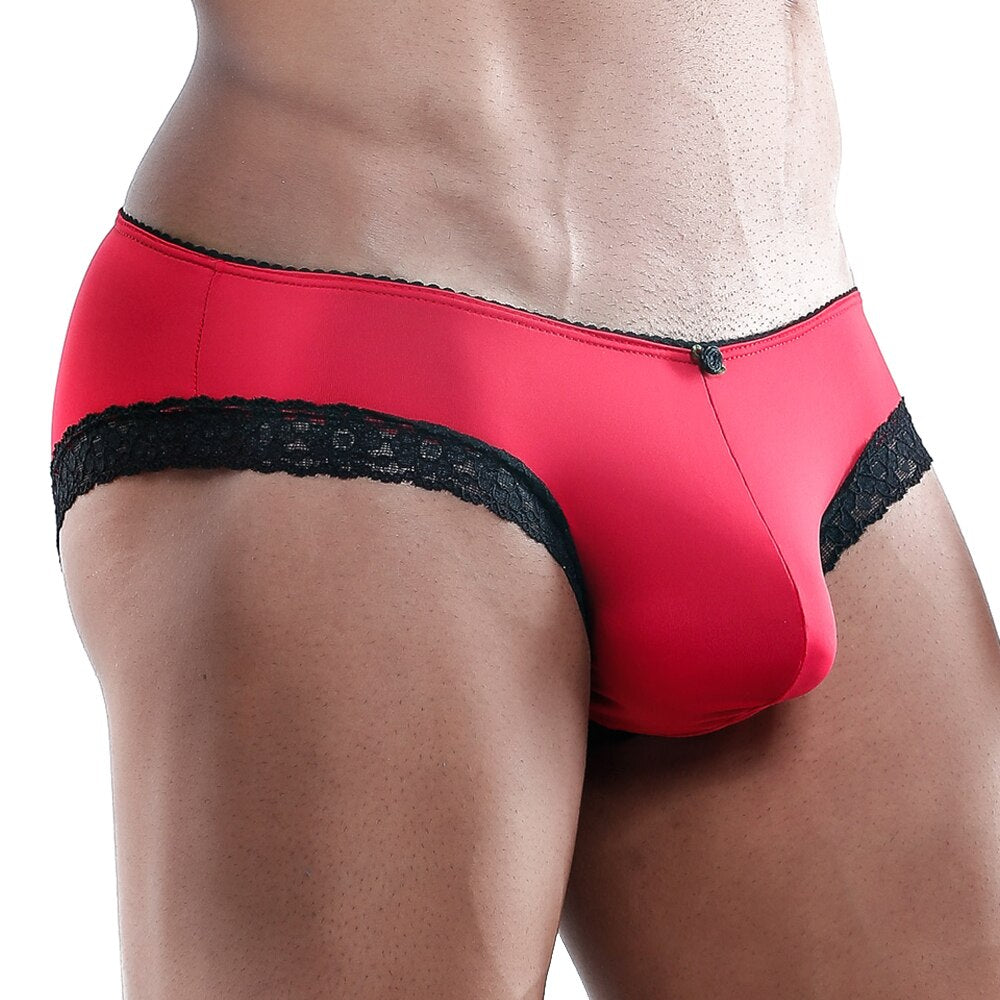 Jcstk Panty For Men Male Bikini Underwear Red