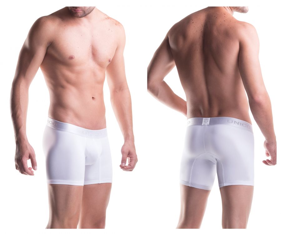 Unico 1200090300 Boxer Briefs Cristalino White