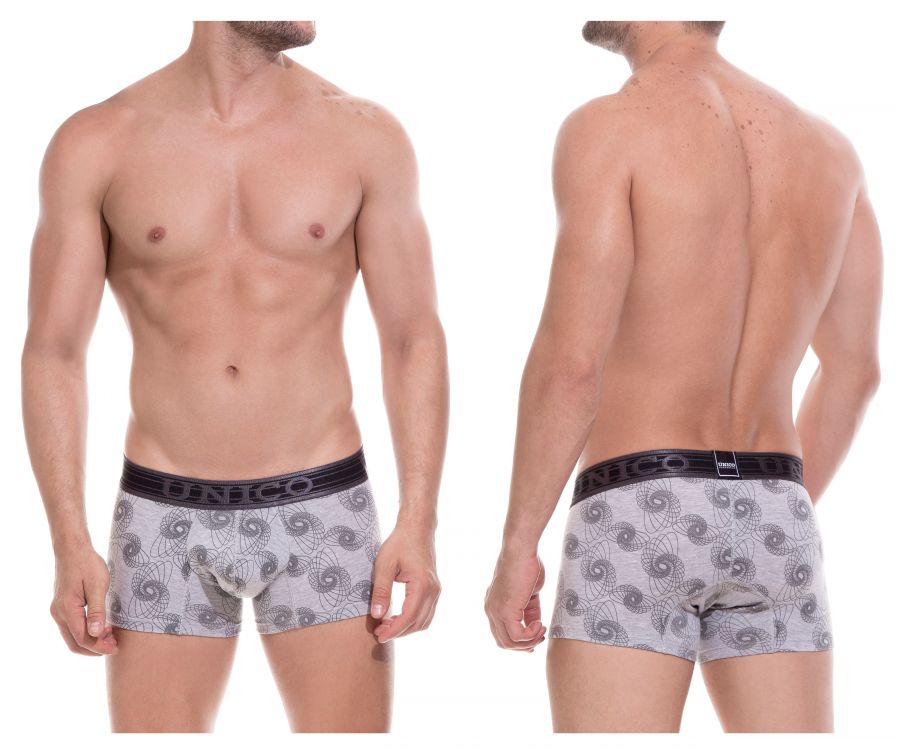 Unico 1803010011205 Boxer Briefs Psichobilly Gray