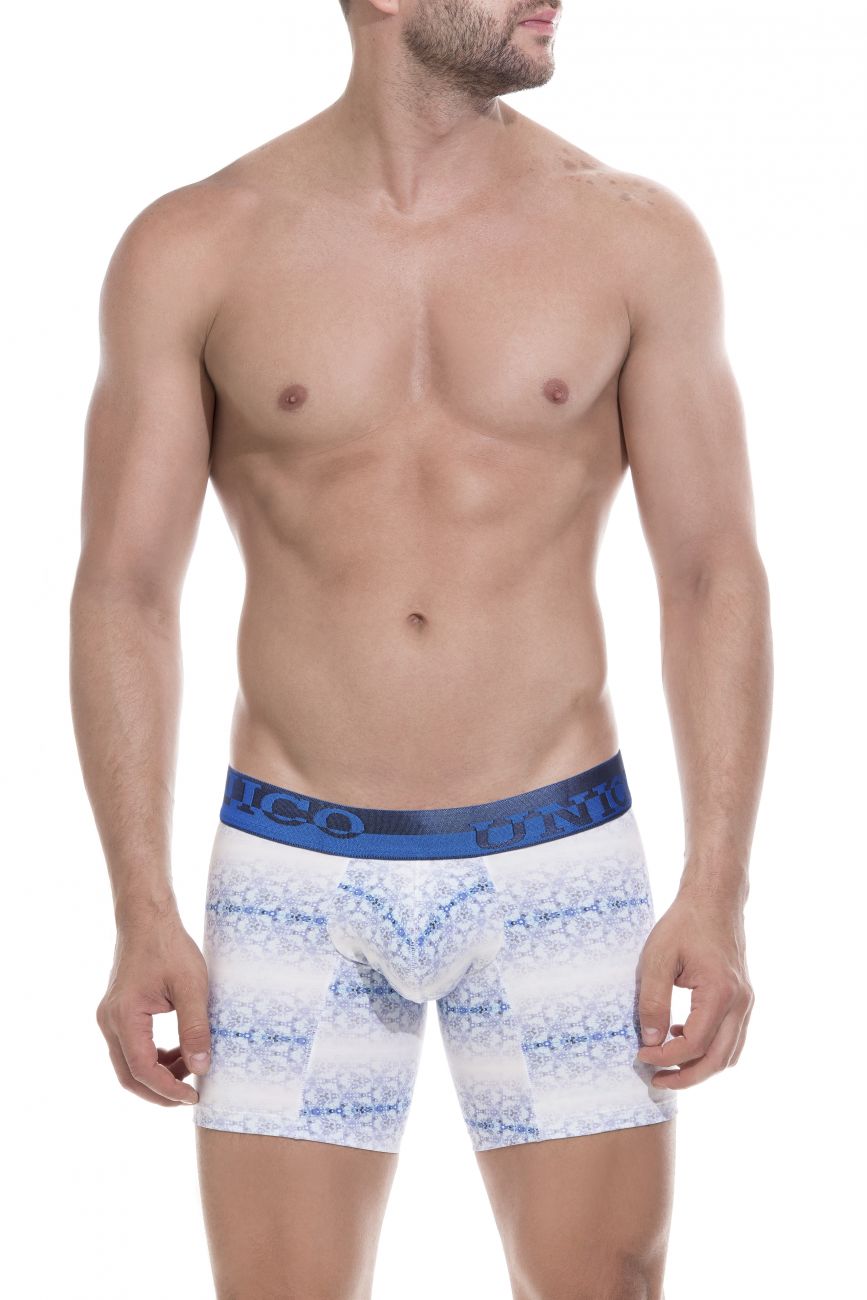 Unico 1803010020531 Boxer Briefs Mental White Printed