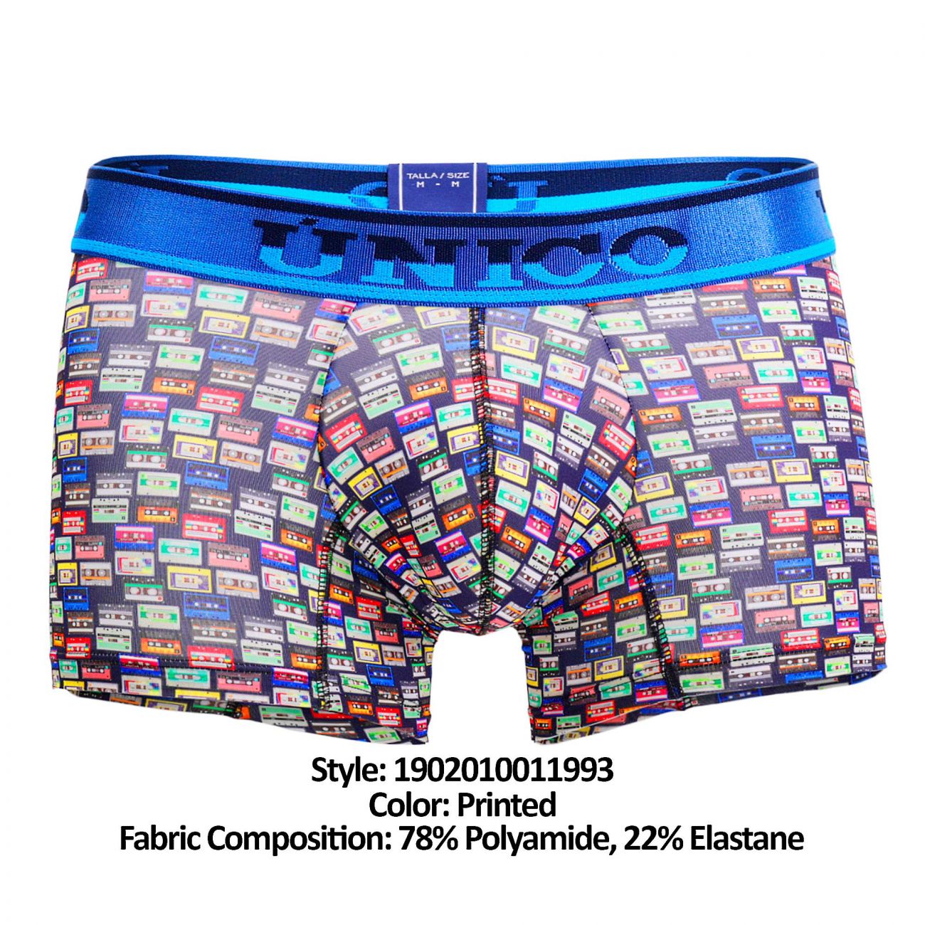 Unico 1902010011993 Trunks Fintech Printed