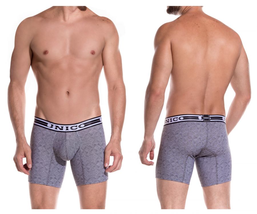 Unico 1902010022863 Boxer Briefs Techne Black-White