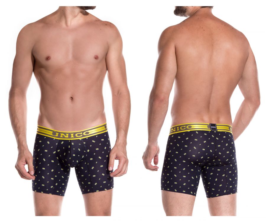 Unico 1902010023299 Boxer Briefs Unexpected Black Printed