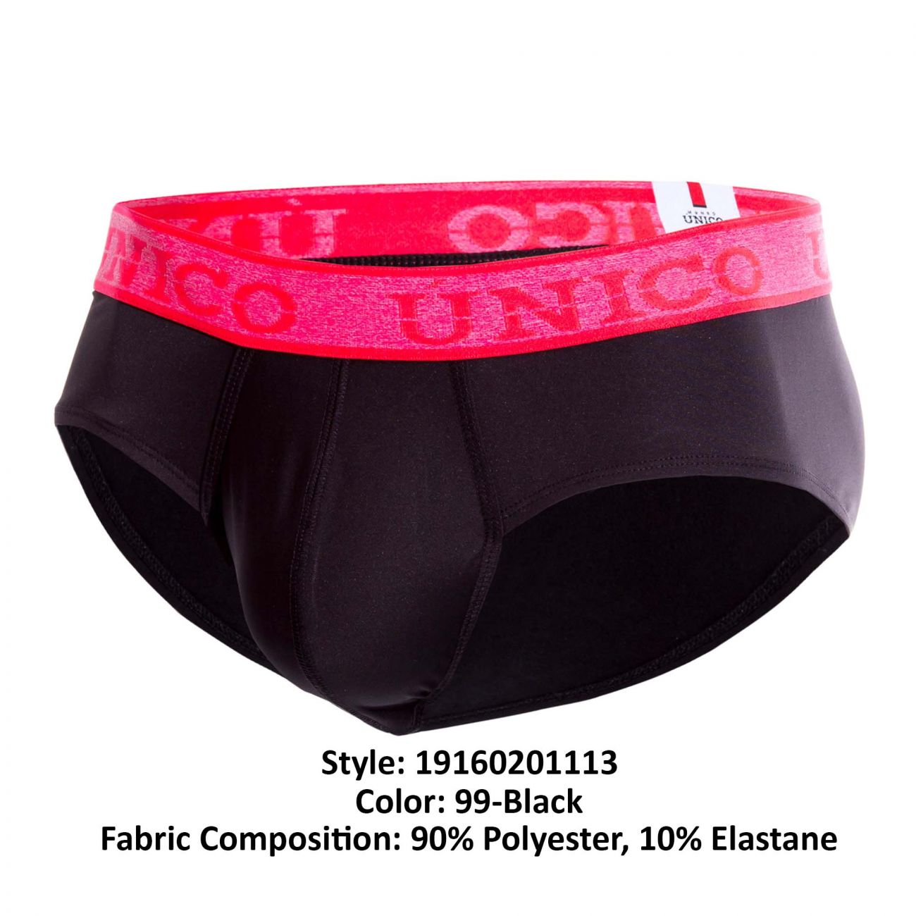 Unico 19160201113 COLORS Poderoso Briefs Black