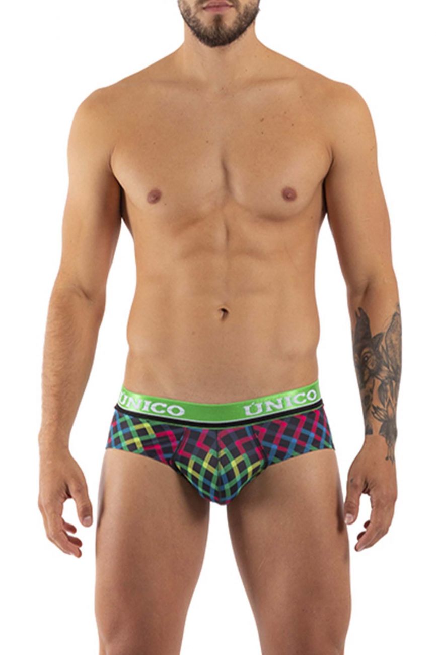 Unico 21100201111 Color-X Briefs Green Multi