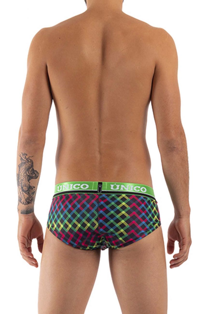 Unico 21100201111 Color-X Briefs Green Multi