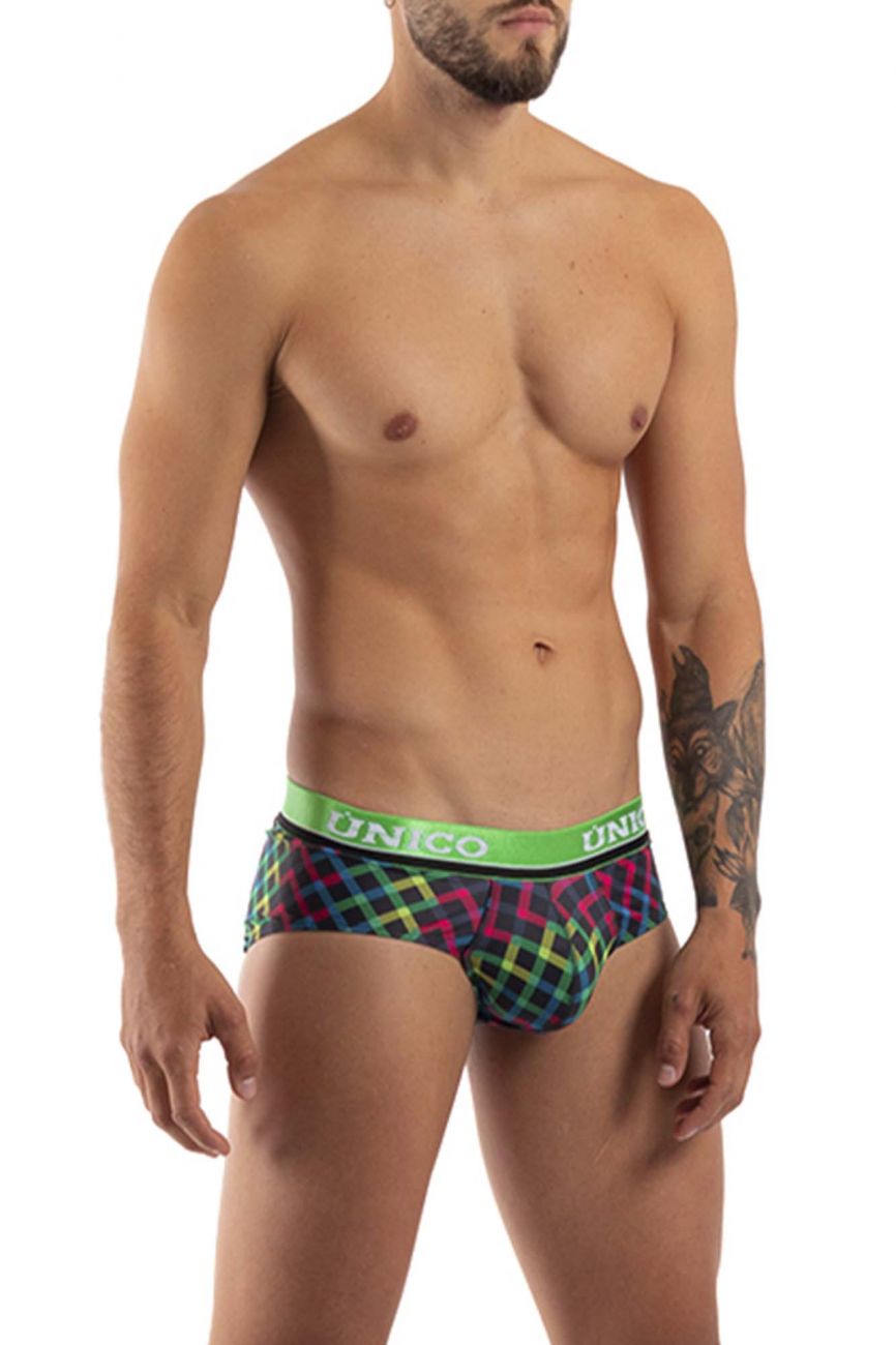 Unico 21100201111 Color-X Briefs Green Multi