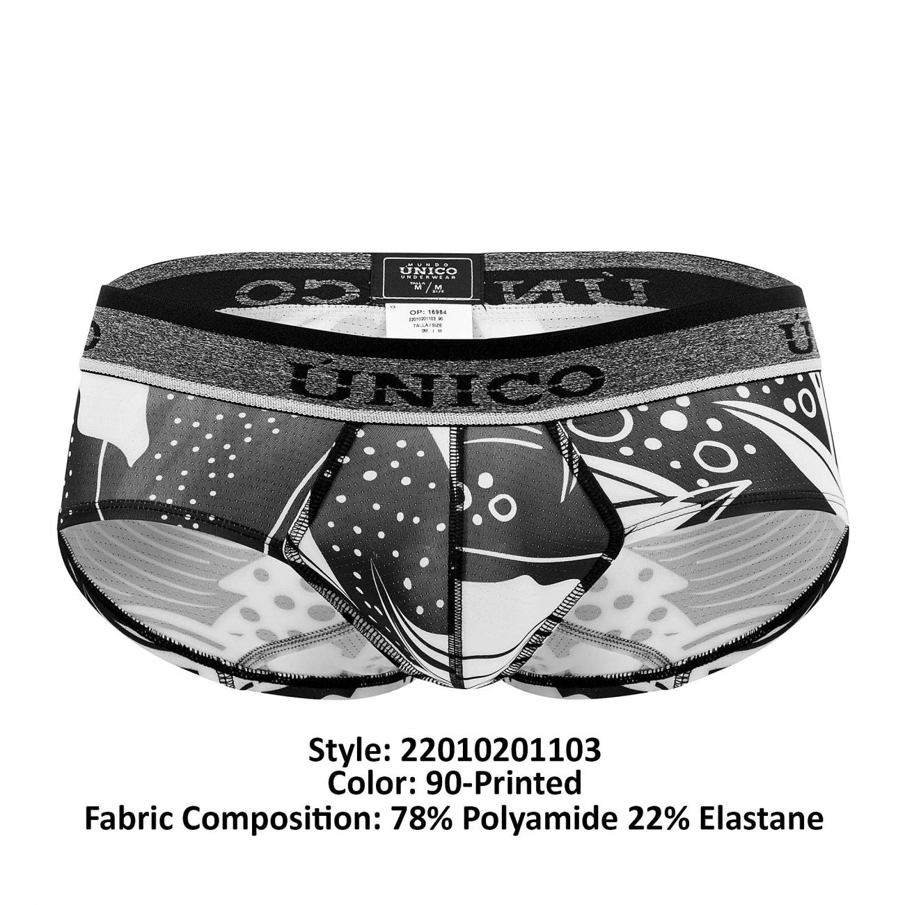Unico 22010201103 Siluetas Briefs Printed