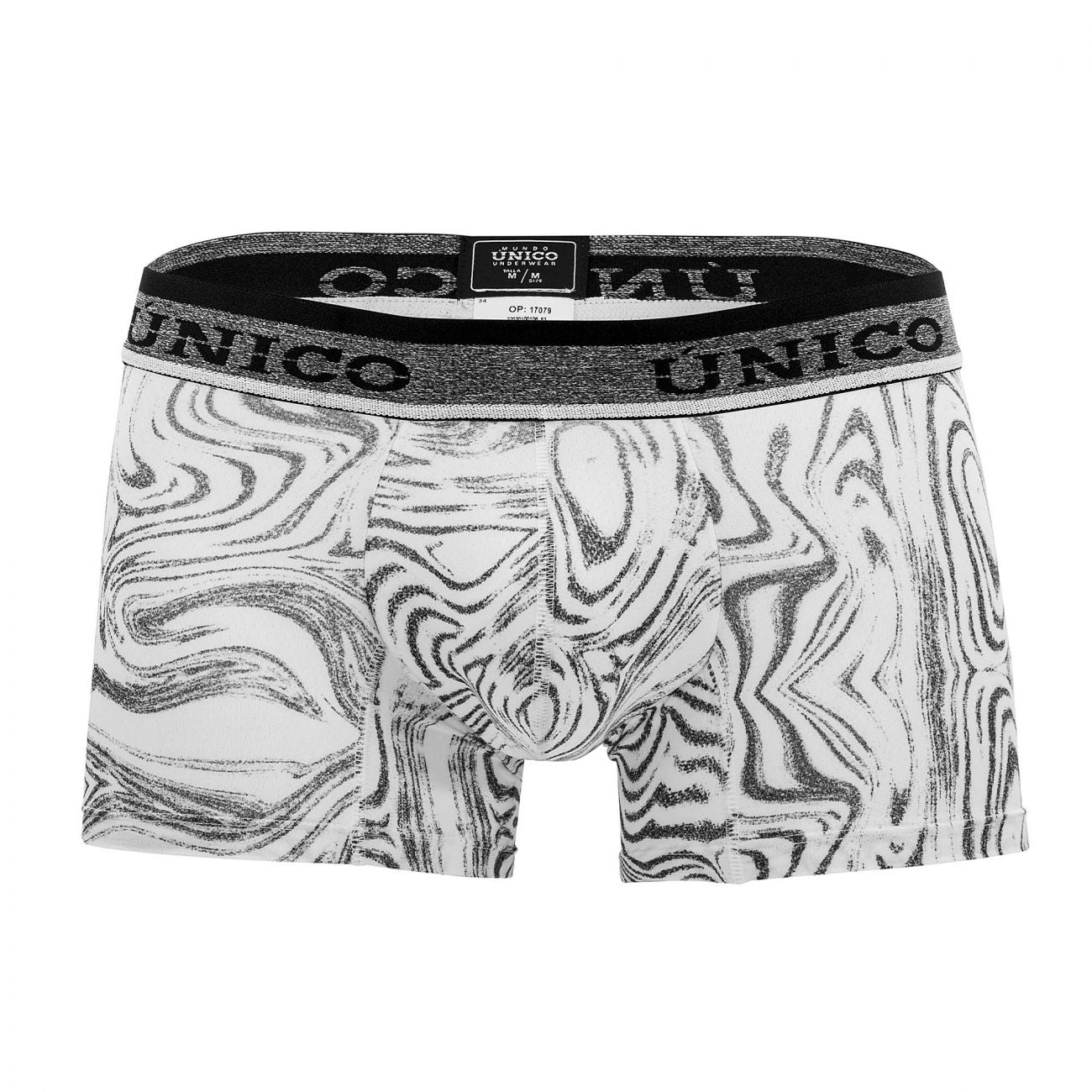 Unico 22020100106 Rastro Trunks White Printed