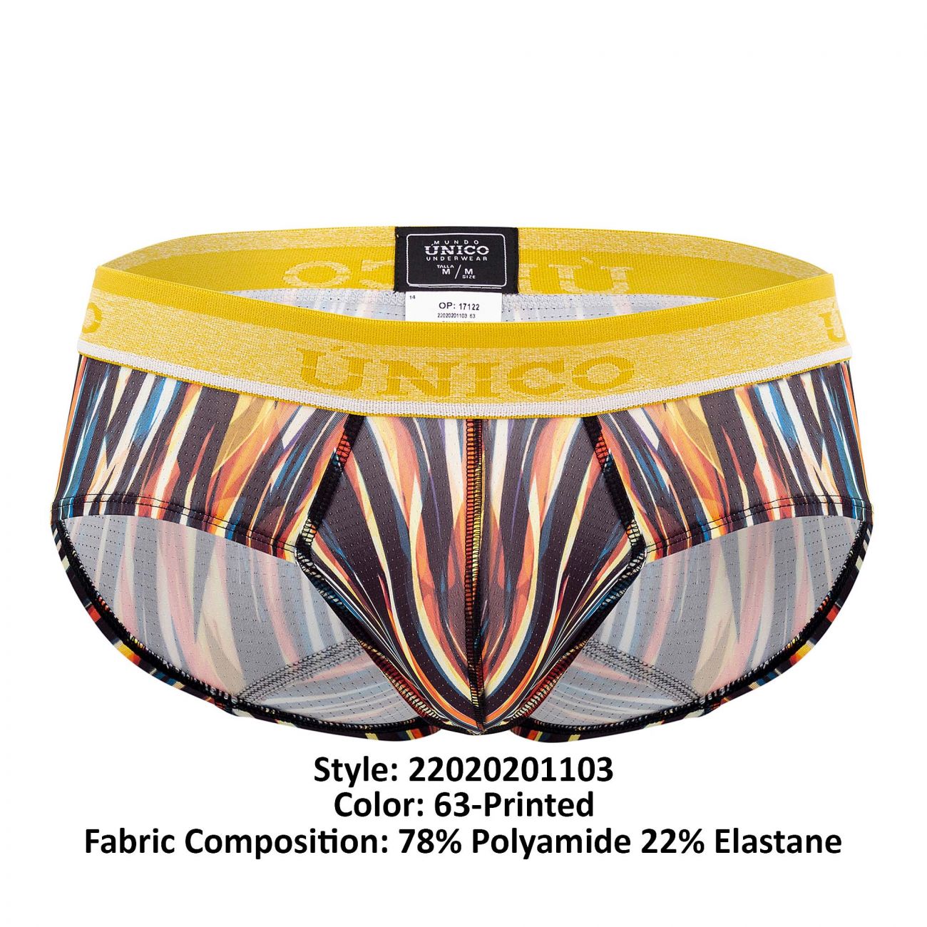 Unico 22020201103 Fragmentado Briefs Printed