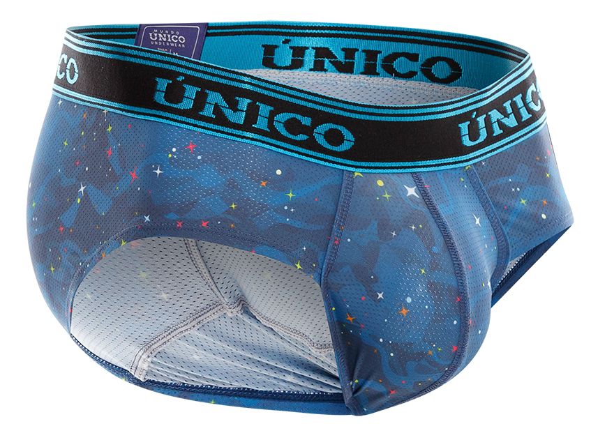 Unico 22040201106 Aloe Briefs Blue Printed